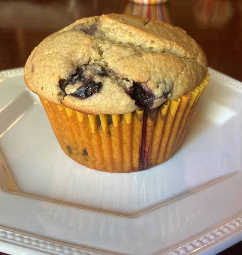 Gluten-Free Dairy-Free Sugar-Free Blueberry Muffins