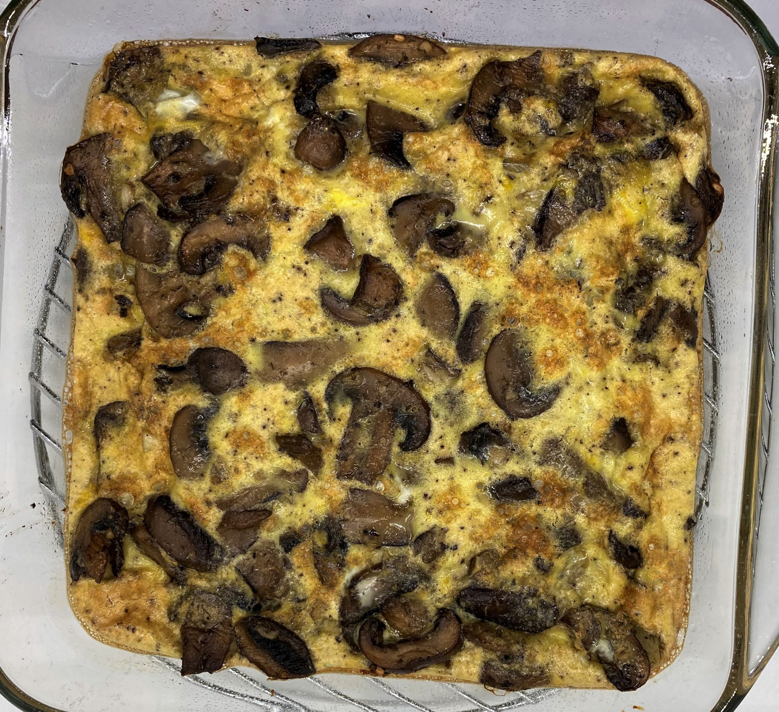 Garlic Butter Mushroom Frittata